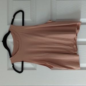 Girlfriend Collective Crop Tank - Dusty Rose